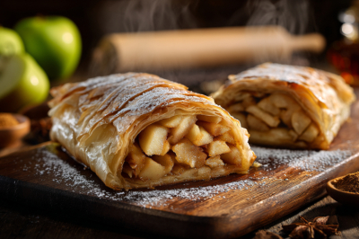 Яблочный пирог по-американски: секрет сочной начинки с кленовым сиропом