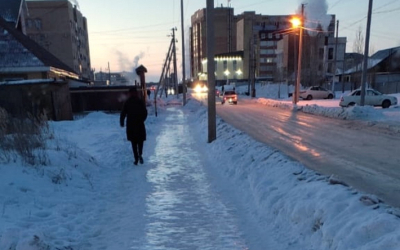 Пост от читателя. Настоящий каток по городу!