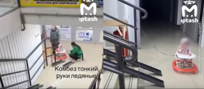 Полиция нашла отца, привязавшего дочь в ходунках к перилам в ТЦ Казани