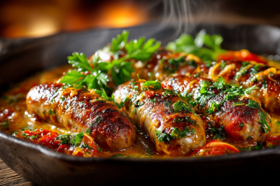 Сосиски по-фински в сливочном соусе: простой ужин за 20 минут. Томат, горчица, сливки &mdash; вкус нежный и согревающий