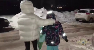 МВД показало видео спасения девочки и задержания похитителя в Смоленске