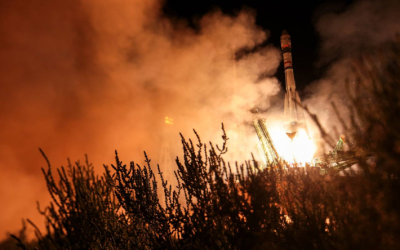 Ракету с мухами и мышами запустили с Байконура