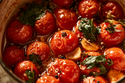 Бочковой вкус без бочки: эти соленые помидоры с горчицей уплетают быстрее, чем они доходят до кондиции