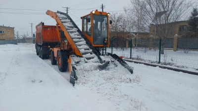 Свыше 900 единиц техники задействовали во время ночной уборки Астаны