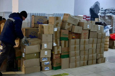 Чистопольский район отправил в Лисичанск восемь тонн продуктов и одежды для пункта временного размещения