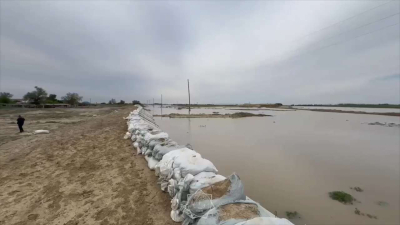 Четвёртые сутки дамбы сдерживают воду в Атырауской области