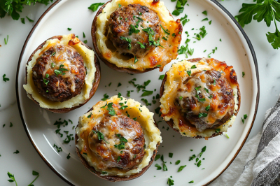 Блюдо &laquo;два в одном&raquo;: картофельные гнезда с сердечком-тефтелькой. И гарнир, и основное вместе &mdash; готовлю к ужину и праздникам