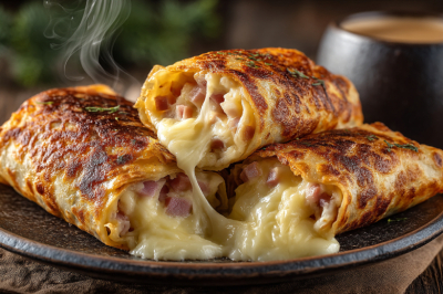 Забудьте про бутерброды! Лаваш с начинкой обмакиваю в яйцо и жарю до хруста. Гениально простой завтрак, пока чайник закипает