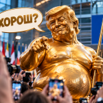 В Европарламенте любовались голым Трампом