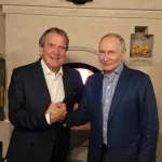 Путин праздновал день рождения в компании Герхарда Шредера