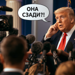 Женщину, которая стояла рядом с Трампом, постеснялись назвать страшной