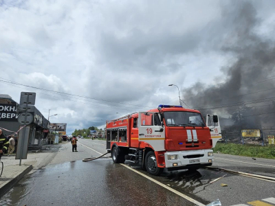 На газовой заправке в Пятигорске произошел взрыв, пострадали шесть человек