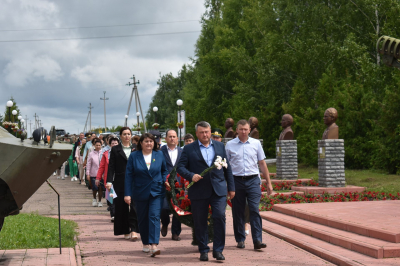 В День памяти и скорби кайбичане почтили память погибших в Великой Отечественной войне
