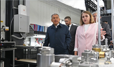 Минниханов побывал на площадке первого частного индустриального парка