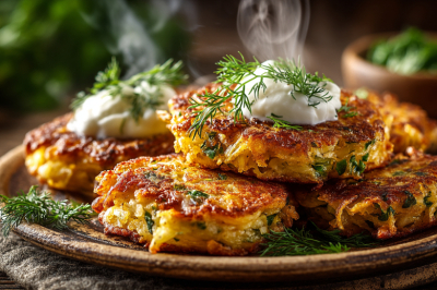Капустные оладьи — и мяса не надо! Золотистые, пышные, с хрустящей корочкой. Готовлю на ужин за 15 минут — домашние просят добавки