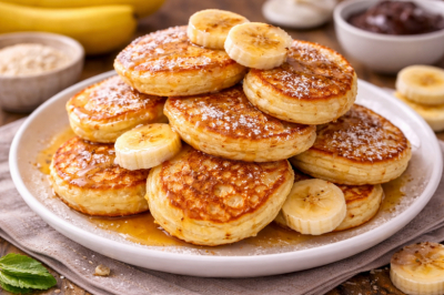 Пышные и без дрожжей: оладьи на кефире с бананом — вкуснейшие и простые